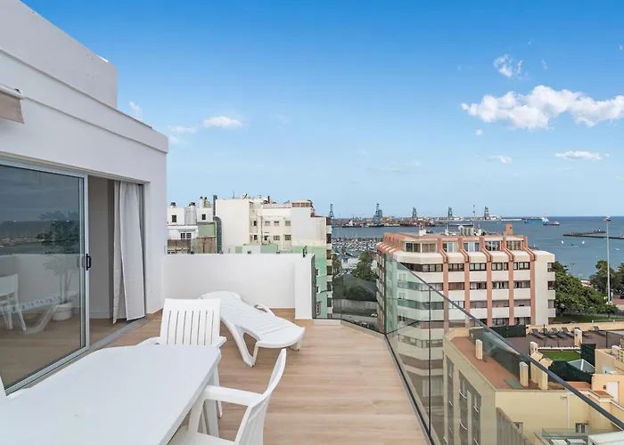 דירה Home2book Chic Attic City&beach Views Palmas לאס פאלמס דה גראן קנאריה